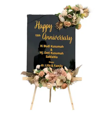 Papan Bunga Akrilik Padang Pasir